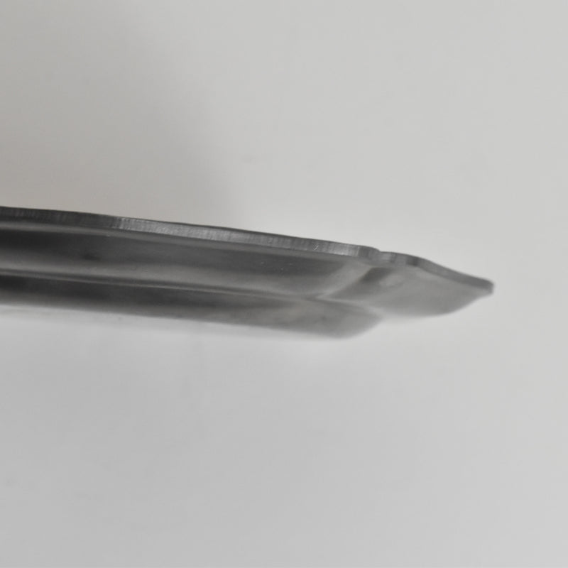 Vintage Pewter Fluted Plate