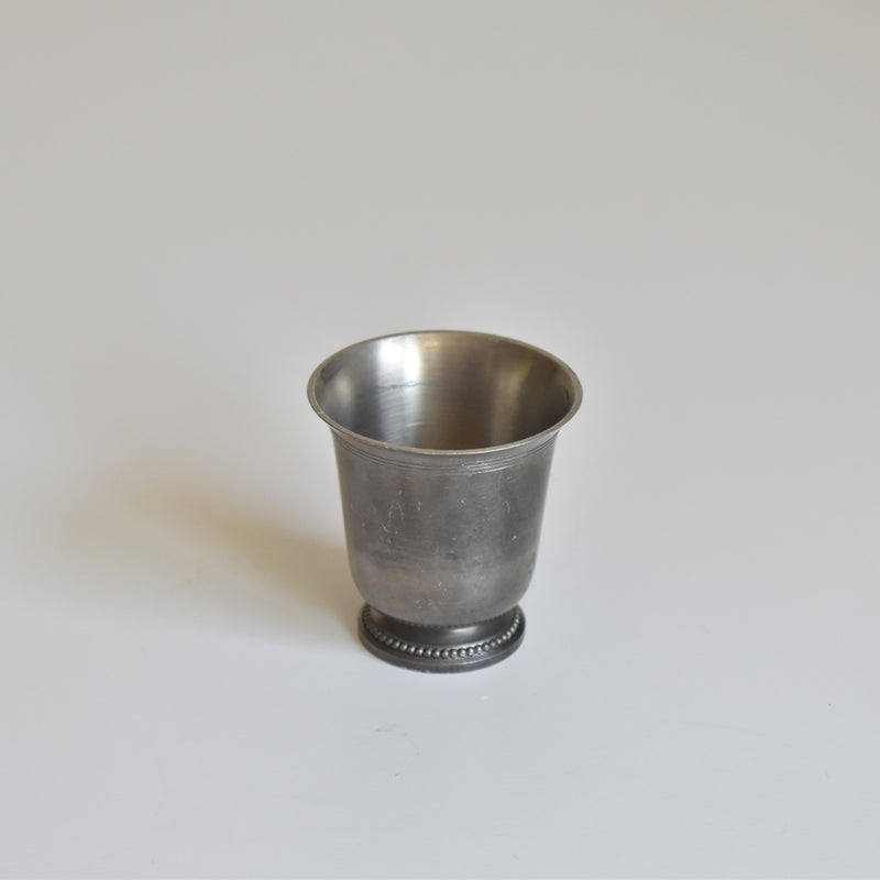 Vintage Pewter Small Goblet ETAINS DU MANOIR