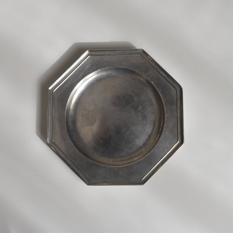 ヴィンテージピューター ボトルコースター L'étain à la Rose C