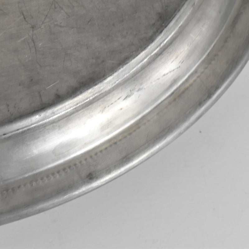 Vintage Pewter Oval Plate