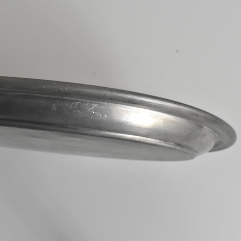 Vintage Pewter Oval Plate