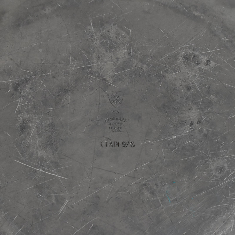 Vintage Pewter Plate