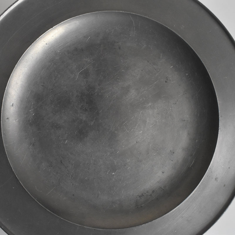 Vintage Pewter Plate