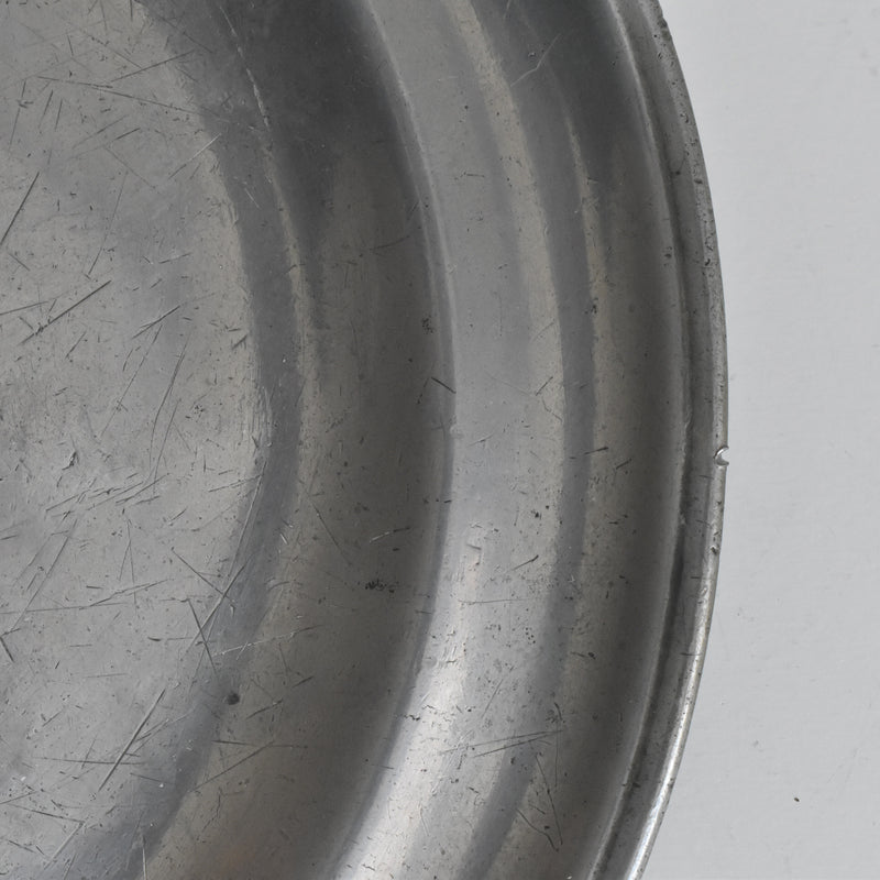 アンティークピューター ラウンドプレート