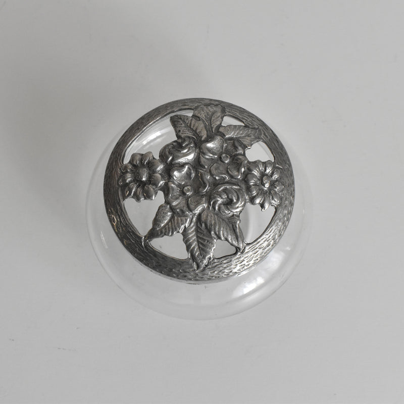 Vintage Pewter Potpourri Bouquet