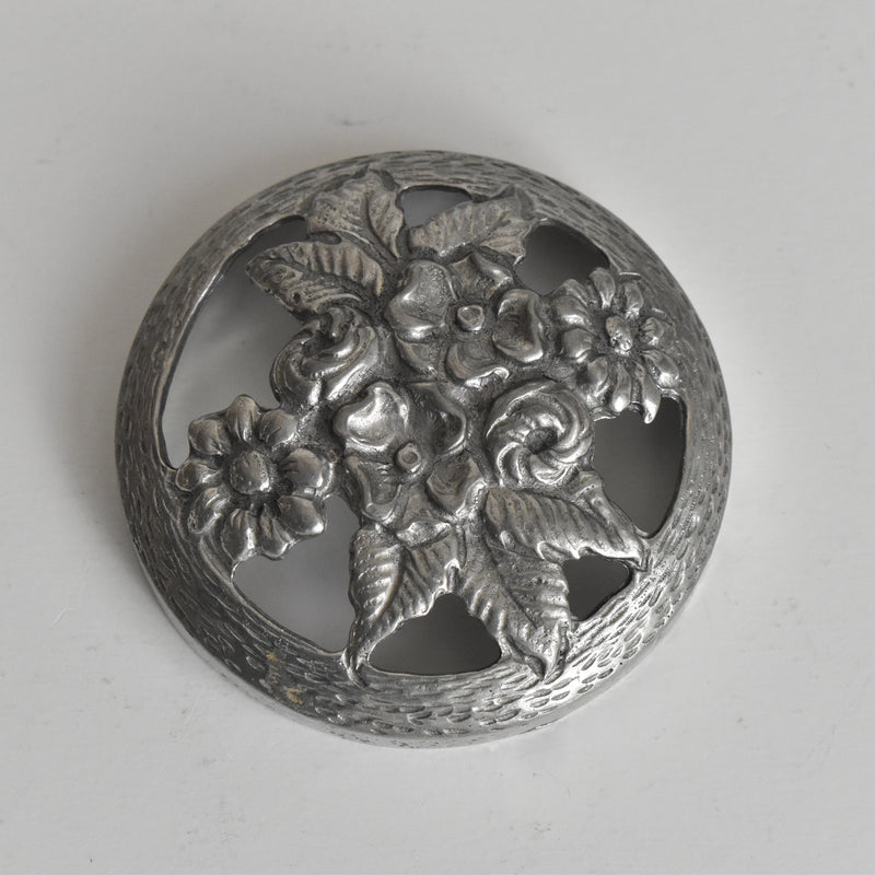 Vintage Pewter Potpourri Bouquet