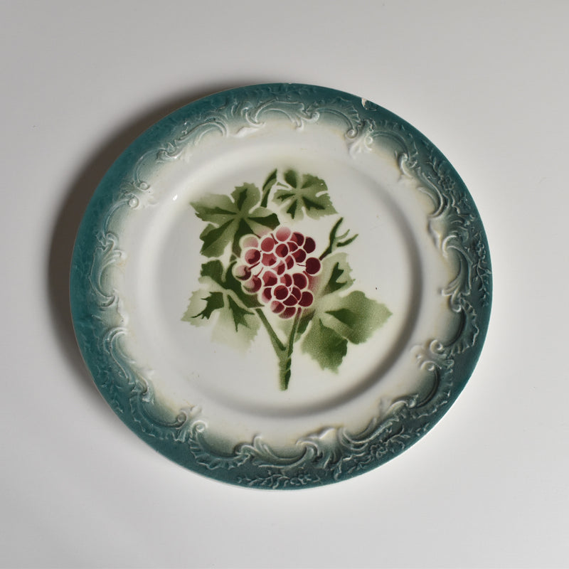 Antique Plate Pecsone Raisins D