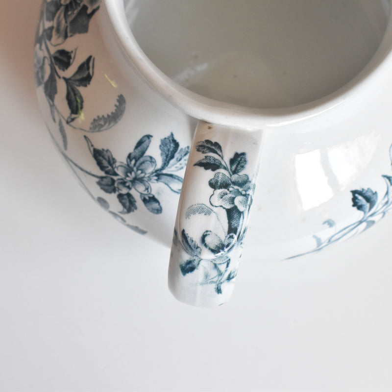 Antique Pitcher Badonviller Jasmin