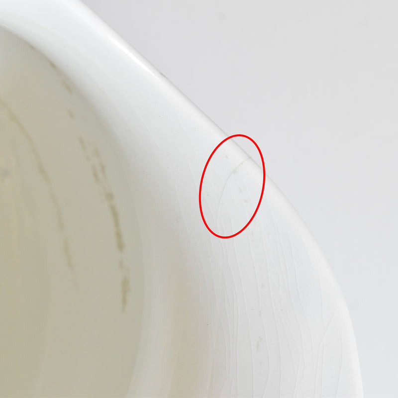 Antique Digoin & Sarreguemines White Pitcher