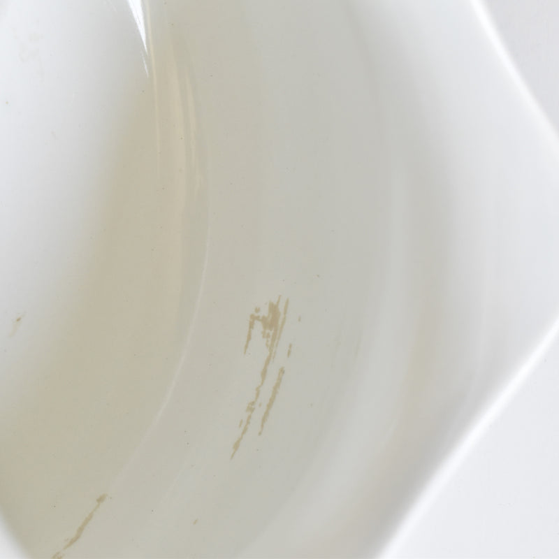 Antique Digoin & Sarreguemines White Pitcher