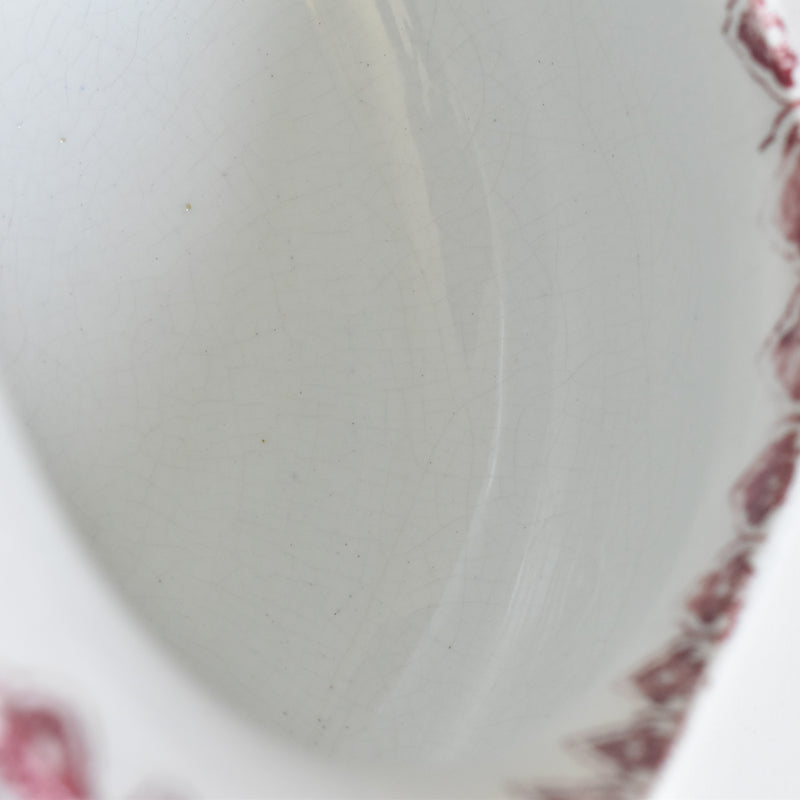 Antique Pitcher Red Flower