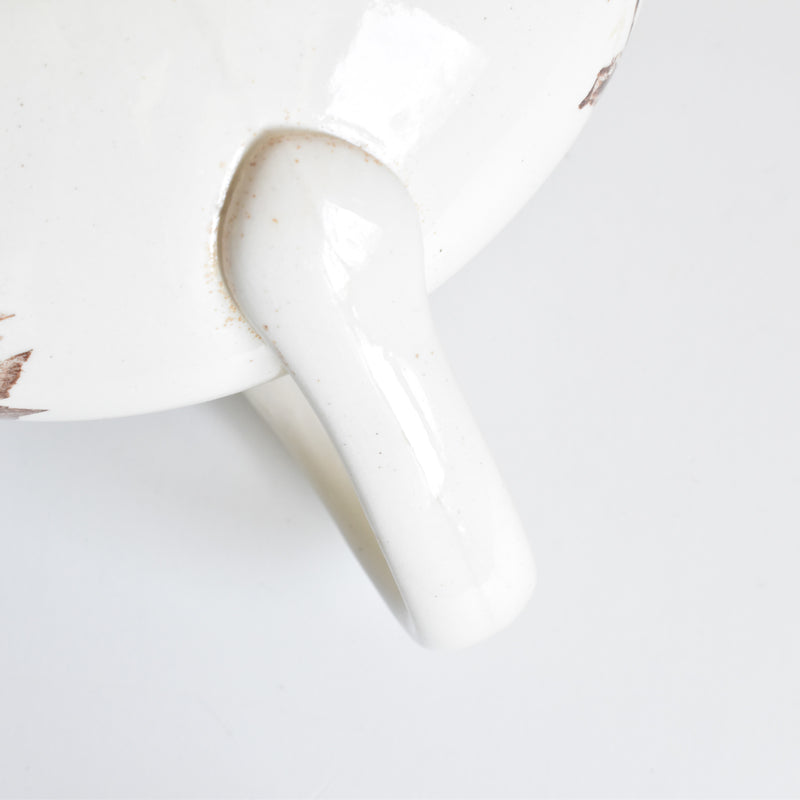 Antique Gien Pitcher, Fleurs Variées