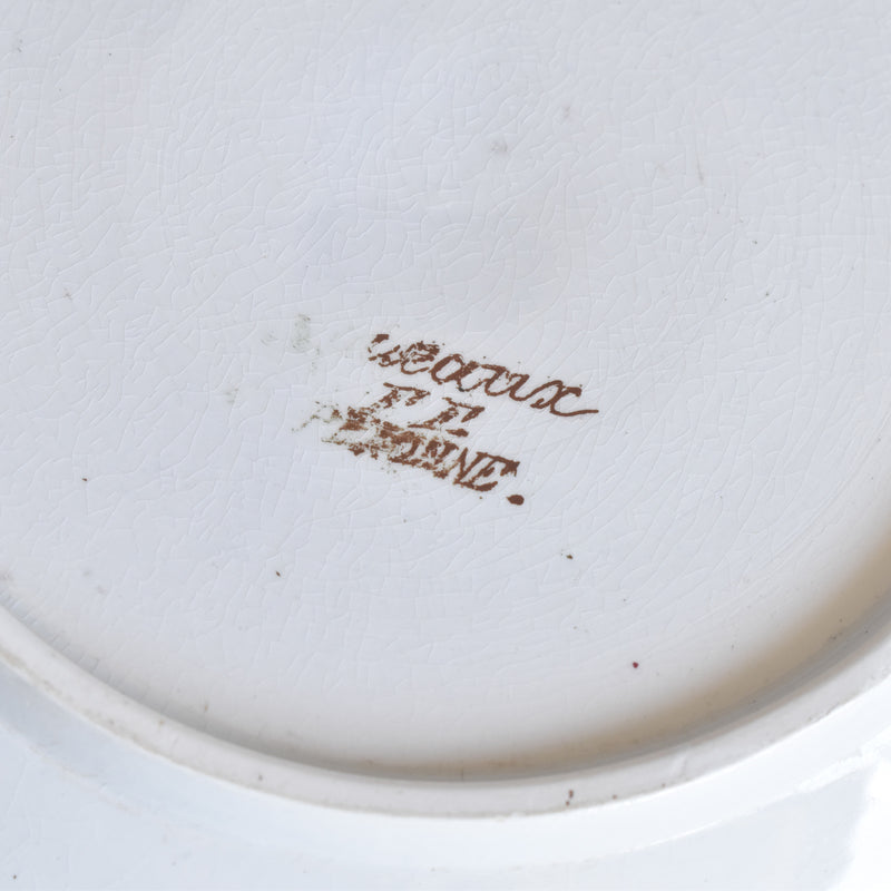 Antique Pitcher F.F Pecquessonne Roseaux