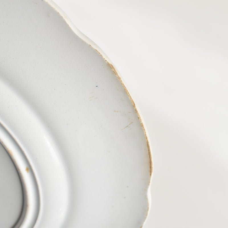 Antique Decorative Plate Creil et Montereau L.M&Cie Juillet (July)