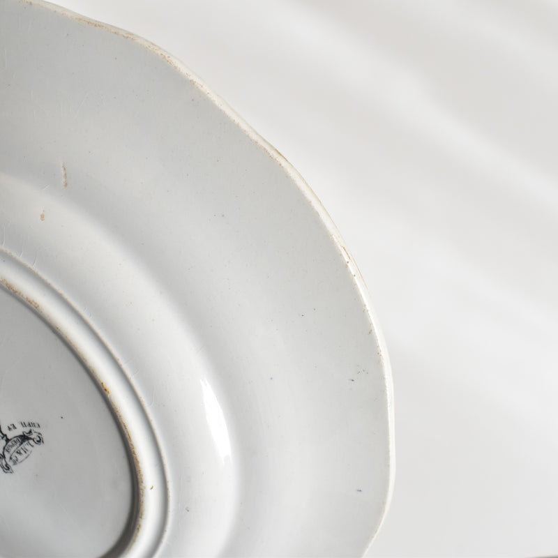 Antique Decorative Plate Creil et Montereau L.M&Cie / Pélerinages n°8