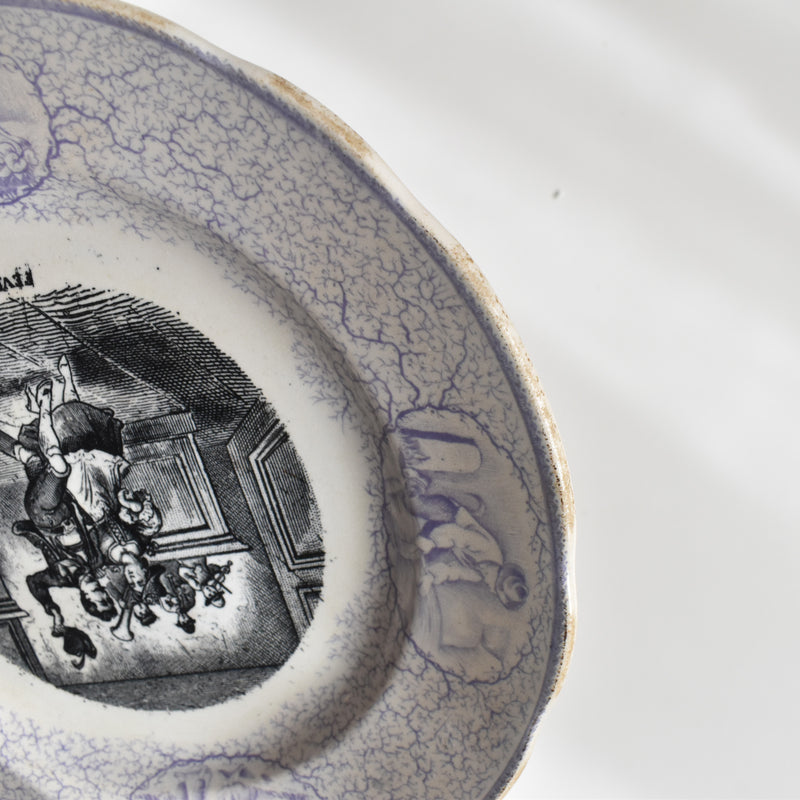 Antique Decorative Plate Pecsone February