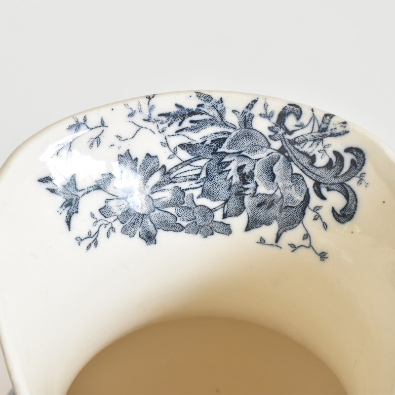 Antique Pitcher & Bowl Saint Amand Anémone