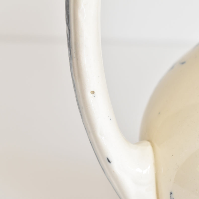 Antique Pitcher & Bowl Saint Amand Anémone