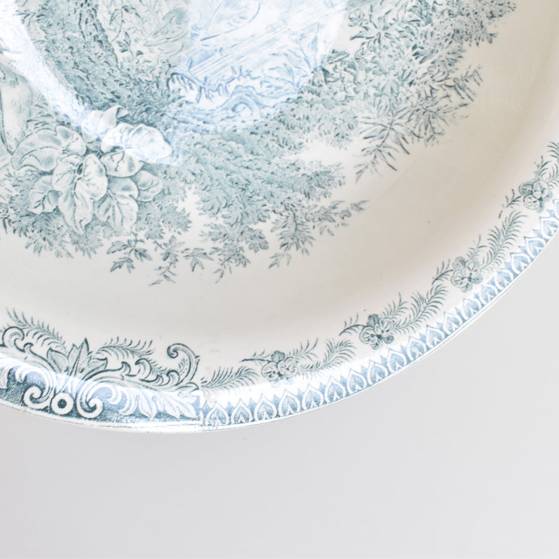 Antique Pitcher & Basin U&C Sarreguemines Canards