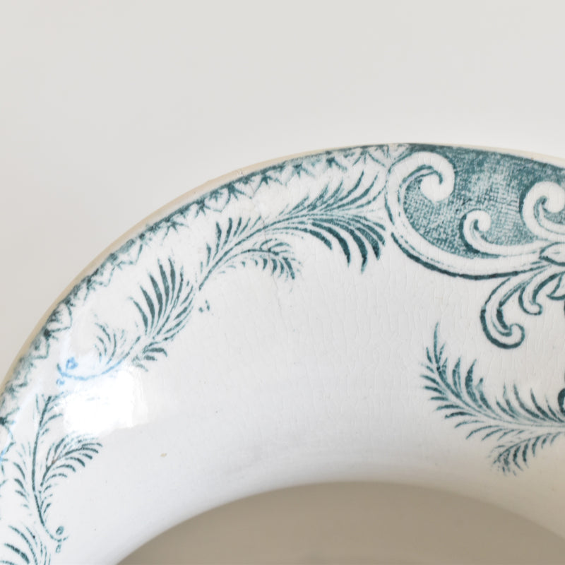 Antique Pitcher & Basin U&C Sarreguemines Canards