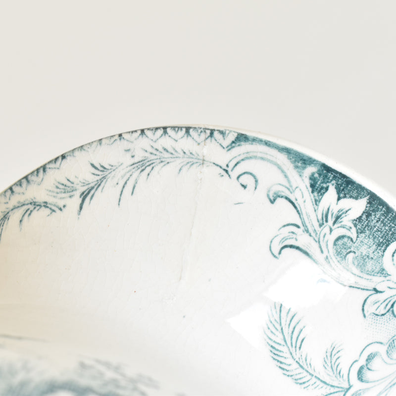 Antique Pitcher & Basin U&C Sarreguemines Canards