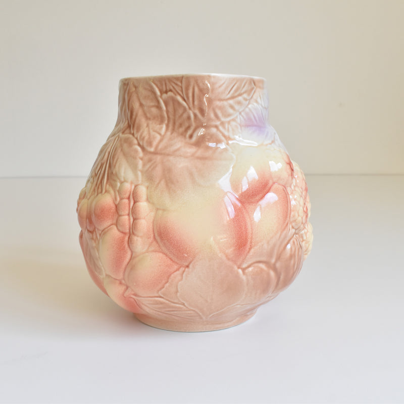 Vintage Pitcher Sarreguemines Barbotine B
