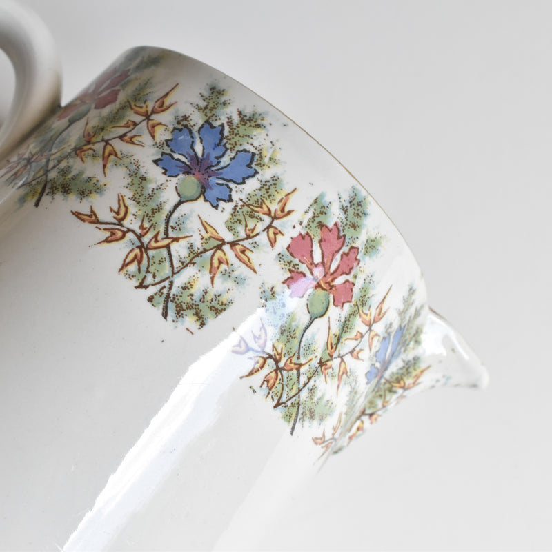 Vintage Digoin & Sarreguemines Pitcher, Dec. 1186