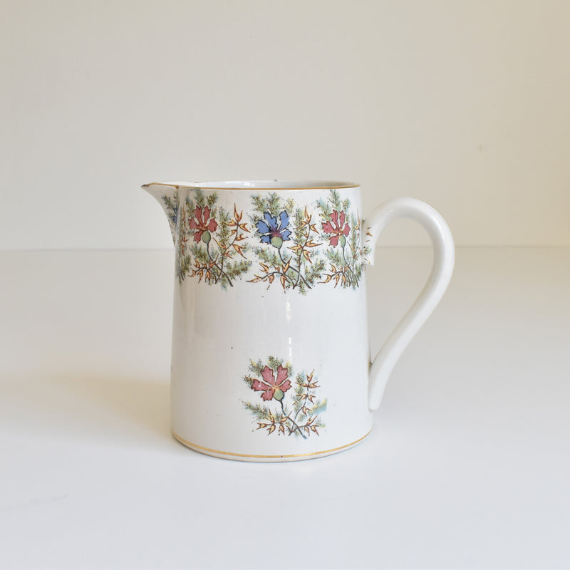 Vintage Digoin & Sarreguemines Pitcher, Dec. 1186