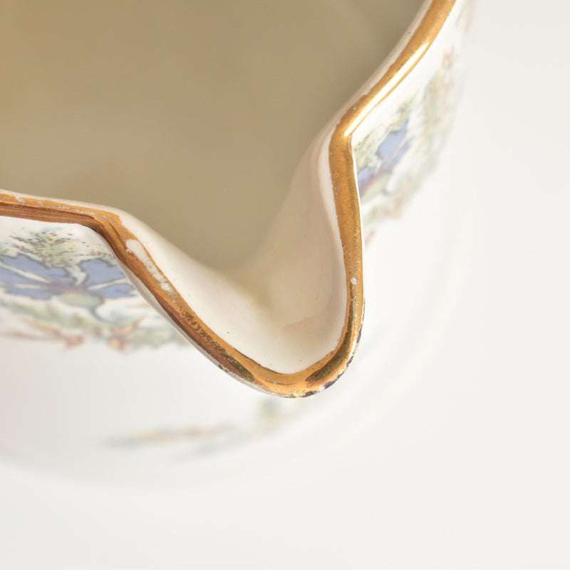 Vintage Digoin & Sarreguemines Pitcher, Dec. 1186