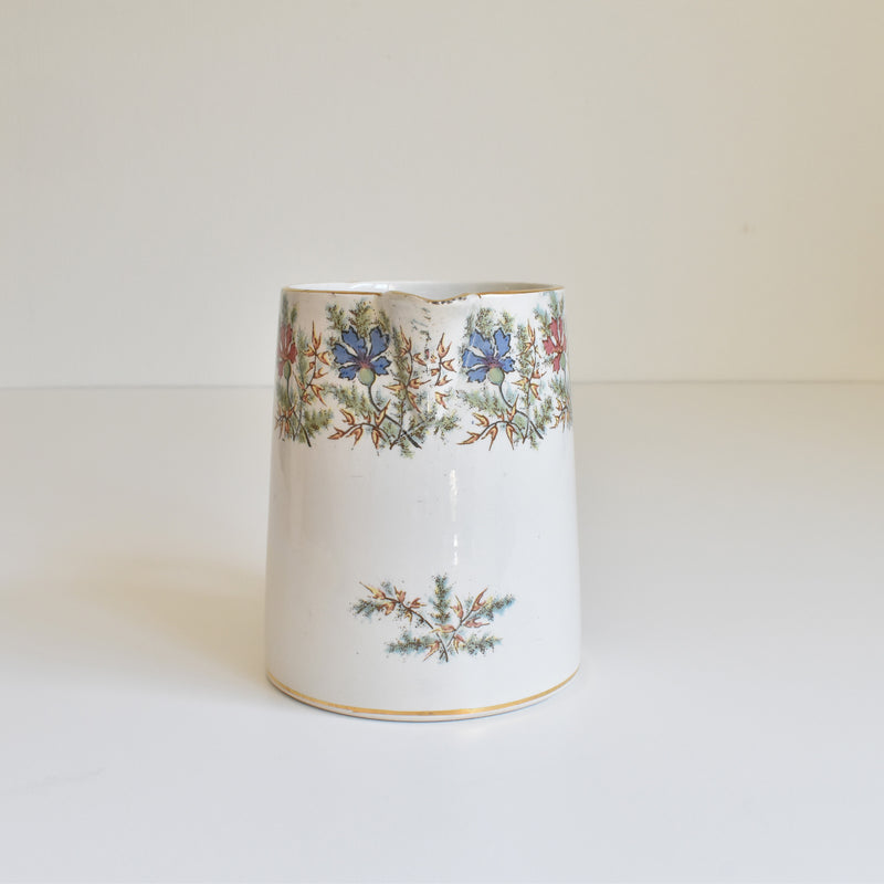 Vintage Digoin & Sarreguemines Pitcher, Dec. 1186