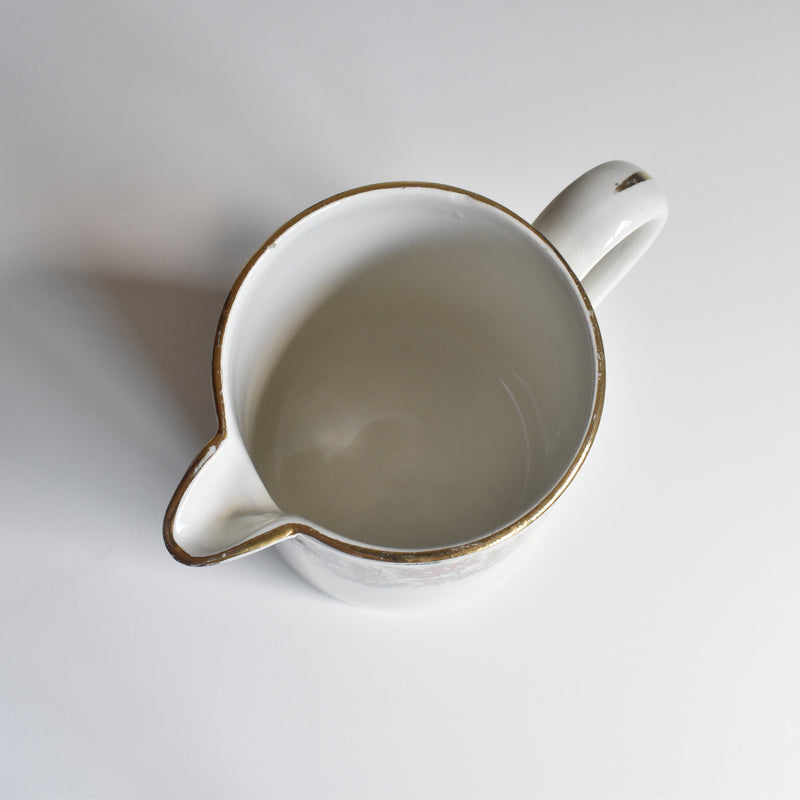 Vintage Digoin & Sarreguemines Pitcher, Dec. 1186
