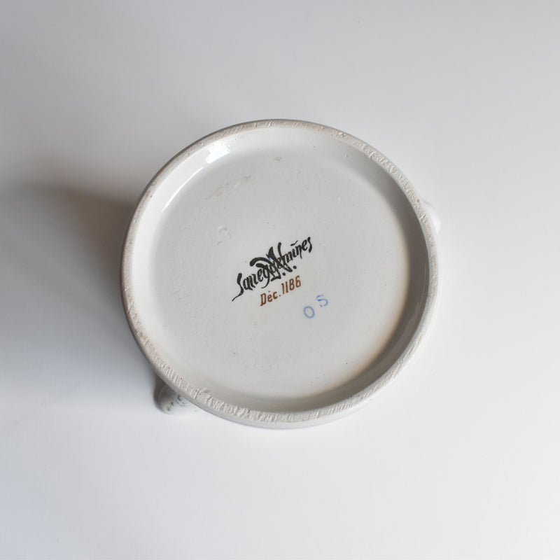 Vintage Digoin & Sarreguemines Pitcher, Dec. 1186