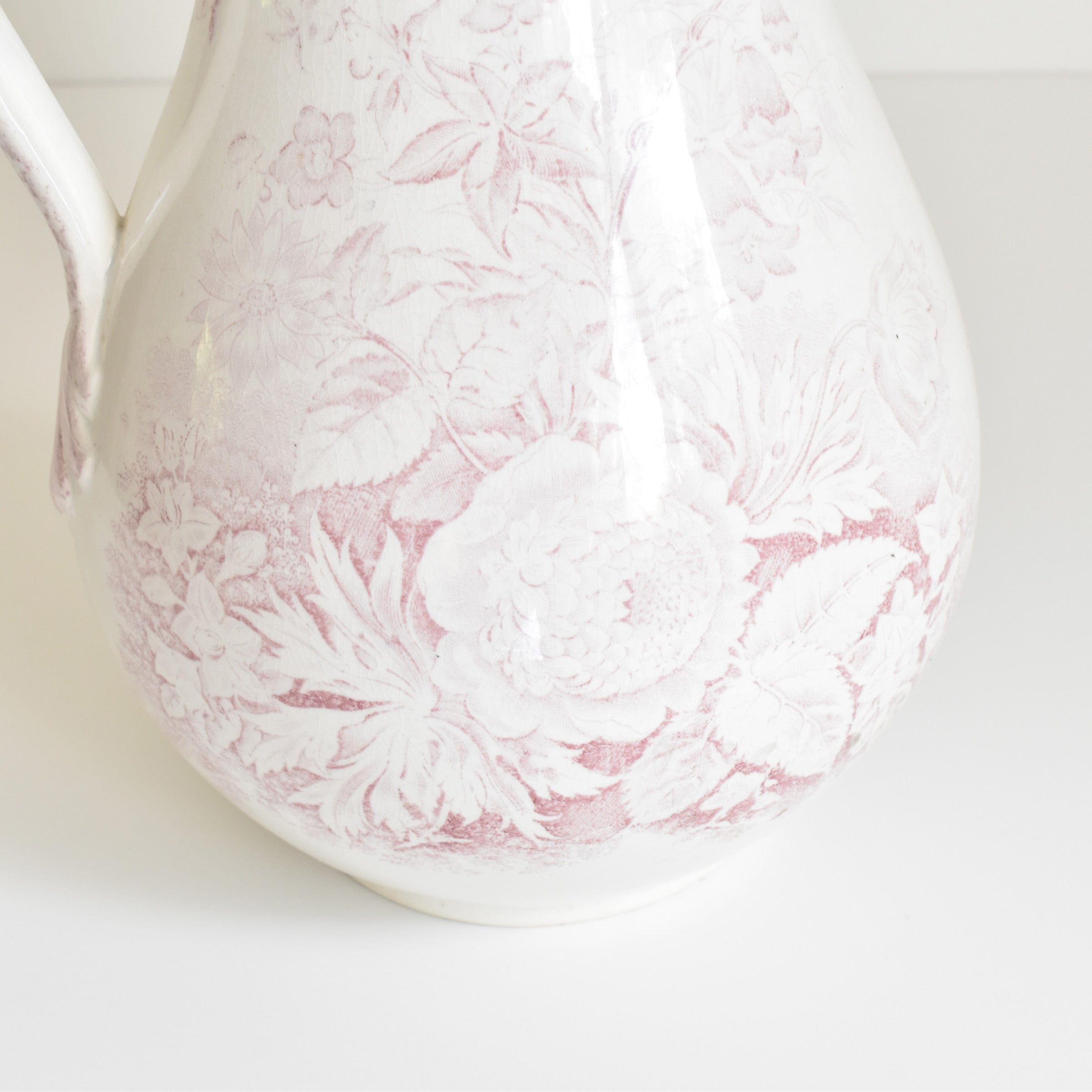 希少　サルグミンヌ　U&C ジャルディニエール　ピシェ アンティークピシェ U&Cサルグミンヌ Jardiniére / rose — Loane Interior