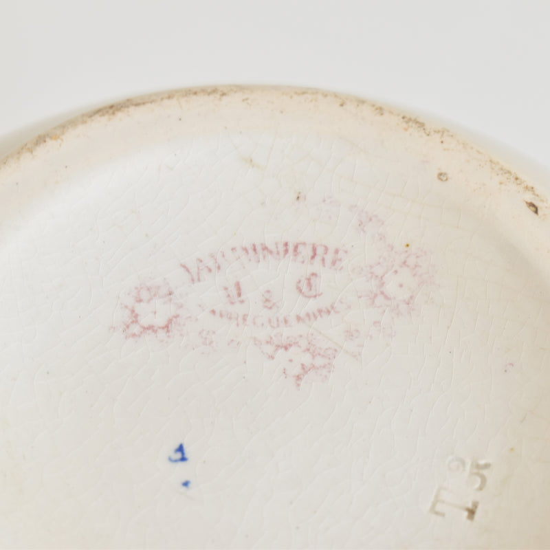 Antique Pitcher, U&C Sarreguemines Jardinière / Rose