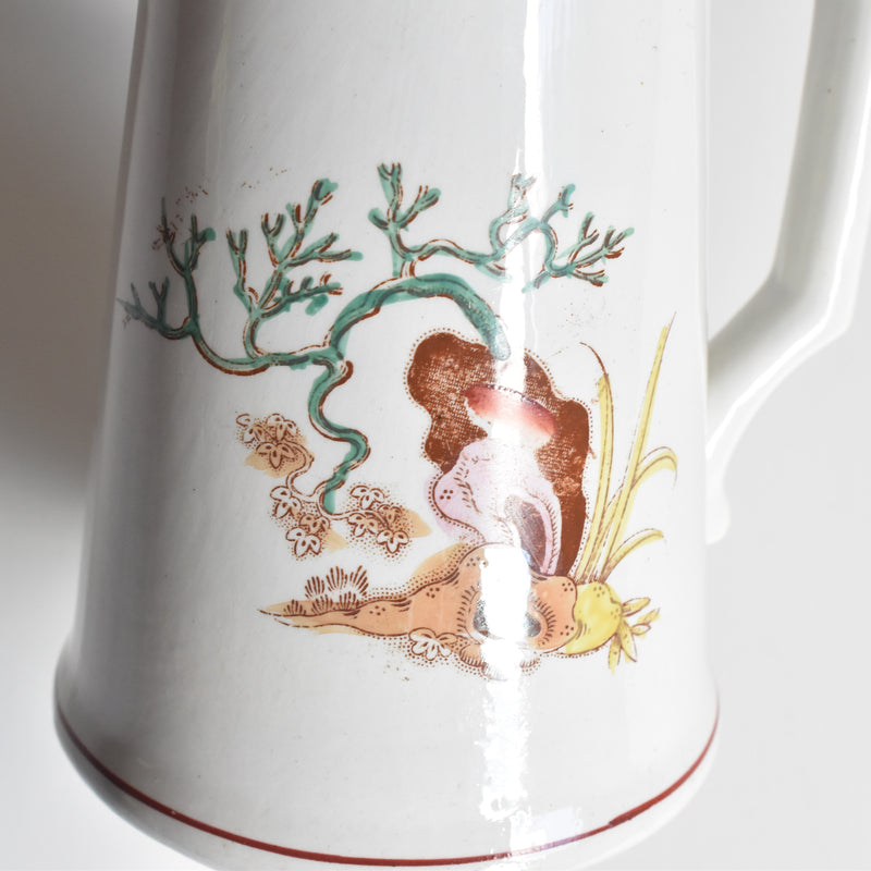 Antique Pitcher, Digoin & Sarreguemines Kyoto