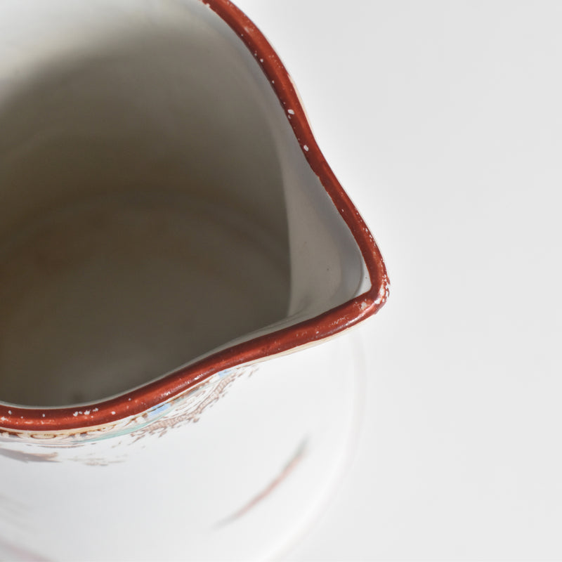 Antique Pitcher, Digoin & Sarreguemines Kyoto