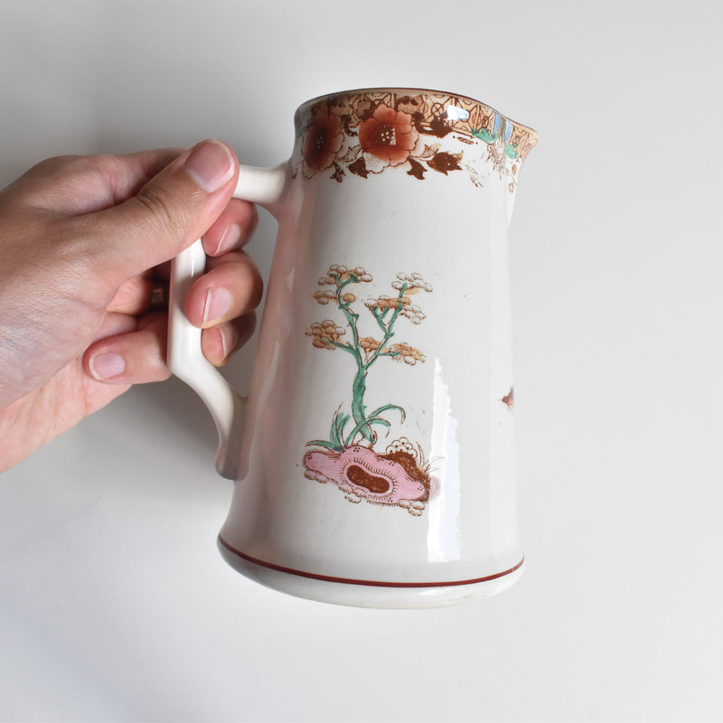 Antique Pitcher, Digoin & Sarreguemines Kyoto