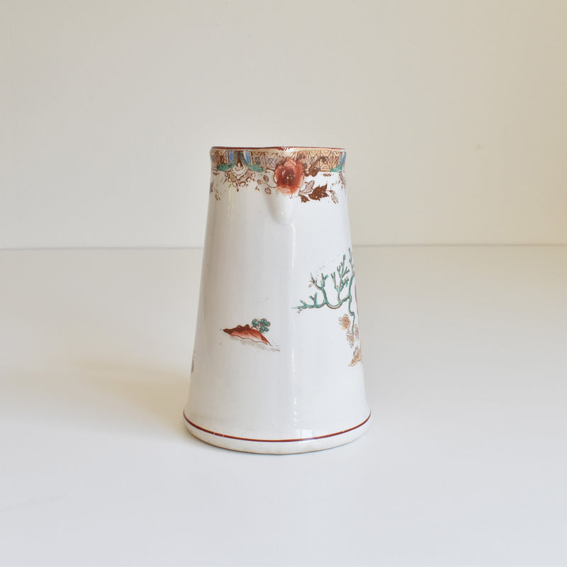Antique Pitcher, Digoin & Sarreguemines Kyoto