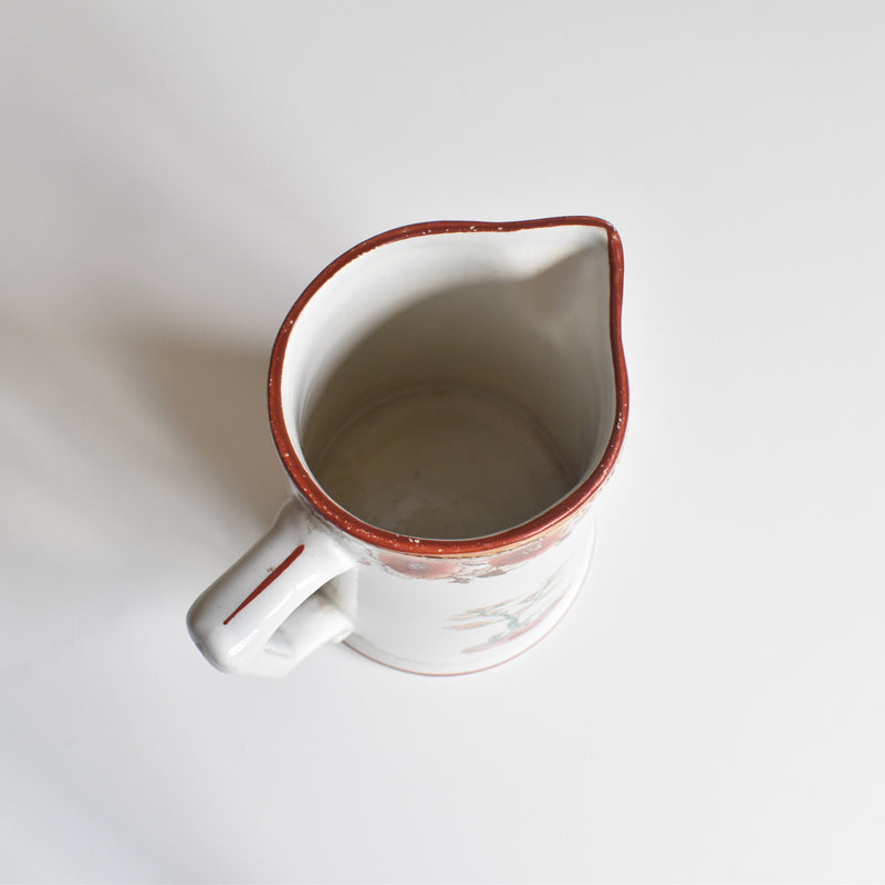 Antique Pitcher, Digoin & Sarreguemines Kyoto