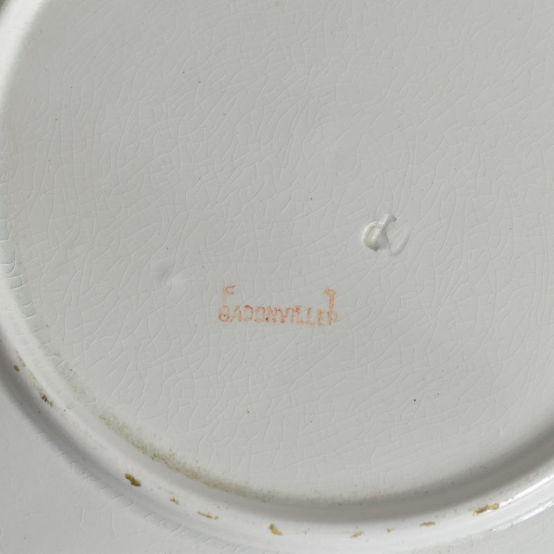 Antique Plate: Badonviller, Gui (Mistletoe) A
