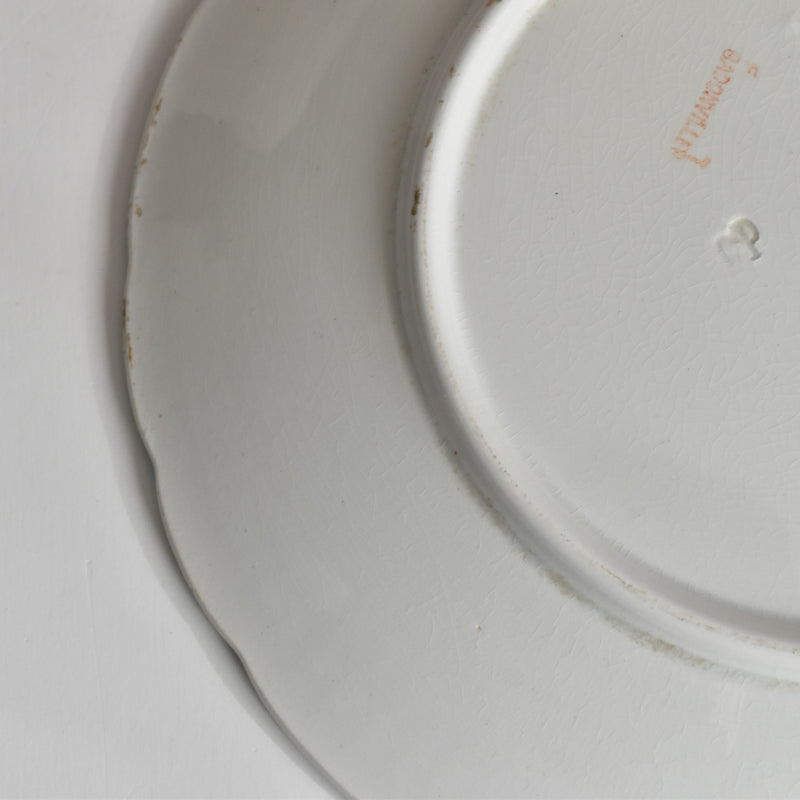 Antique Plate: Badonviller, Gui (Mistletoe) A