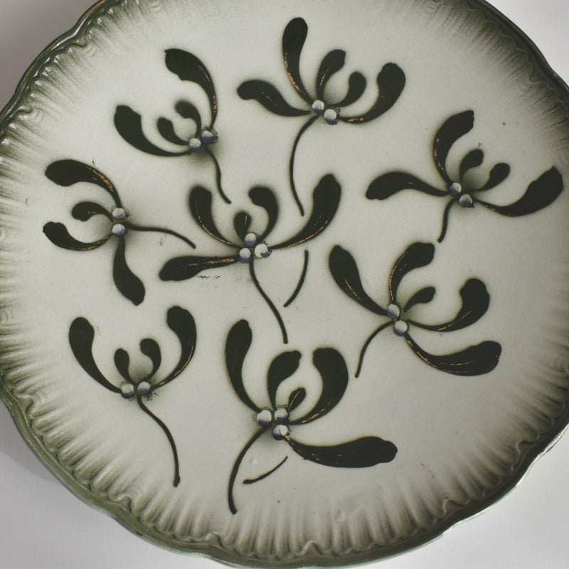Antique Plate: Badonviller, Gui (Mistletoe) A