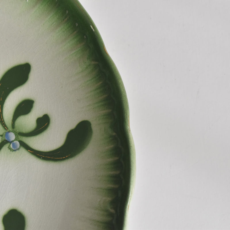 Antique plate Badonviller Gui (Mistletoe) B