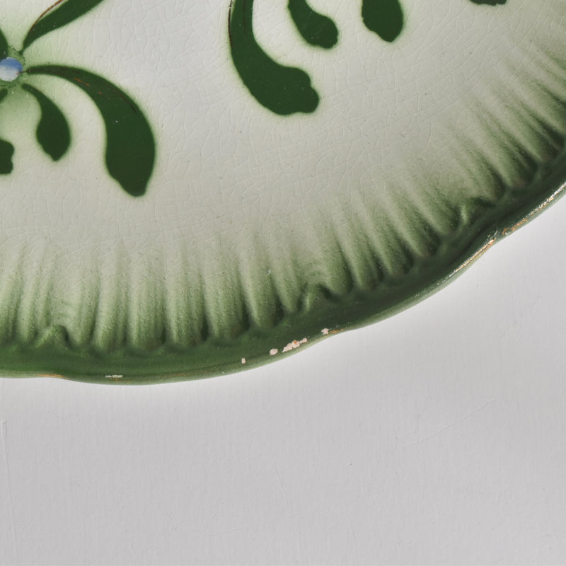Antique plate Badonviller Gui (Mistletoe) B