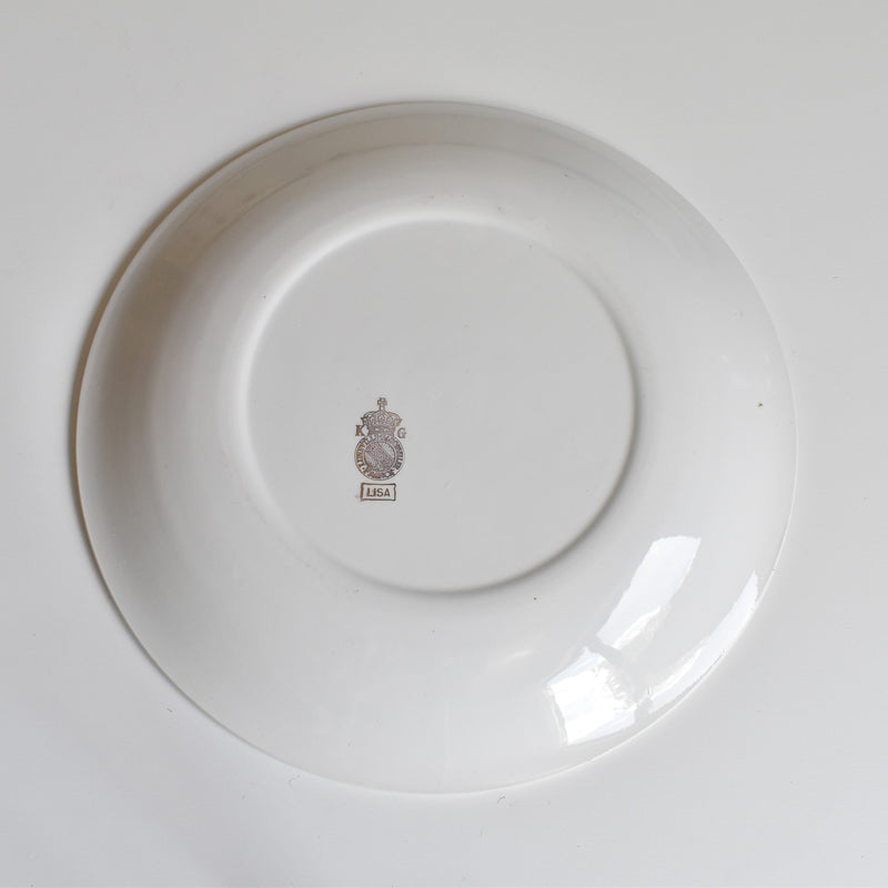 Vintage plate Badonviller Lisa A