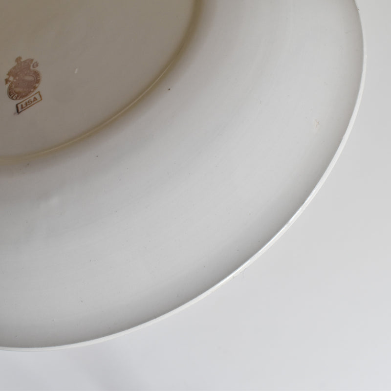 Vintage plate Badonviller Lisa A