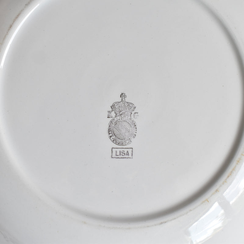 Vintage Plate Badonviller Lisa B
