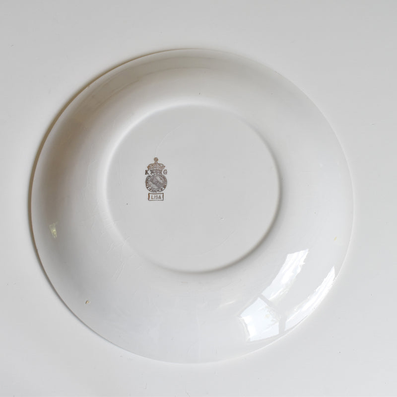 Vintage Plate Badonviller Lisa C