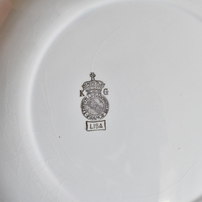 Vintage Plate Badonviller Lisa C
