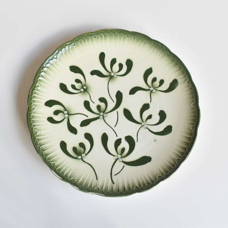 Antique Dessert Plate Badonviller Gui